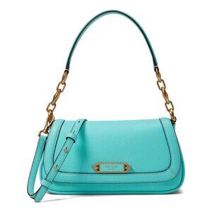 kate spade new york Gramercy Pebbled Leather Small Flap Shoulder Bag Glacier